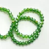 CASEY KEY – Big Crystal Bracelet GARDEN/PERIDOT Green - Image 2