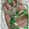 CASEY KEY – Big Crystal Bracelet GARDEN/PERIDOT Green - Image 3